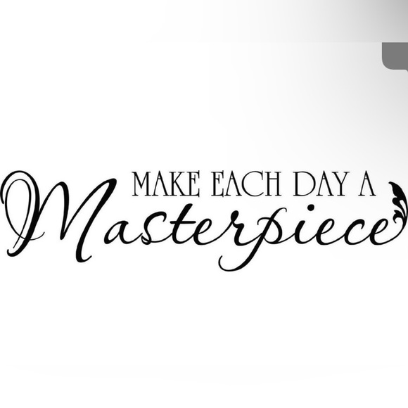 (ONCE UPON A WALL  ) DCWV HOME       REMOVABLE VINYL LETTERING - Picture 2 of 2